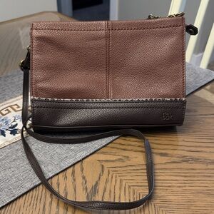 The Sak Tan Leather Crossbody Bag